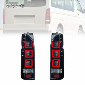 Car Lighting System Taillight Assembly LED Tail Light Lamps L/R Taillamp for Toyota Hiace 2005-2018