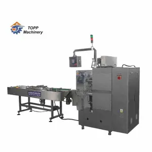 High efficiency gummy candy sugar coating small candy packaging twisted chocolate candy wrapper machine