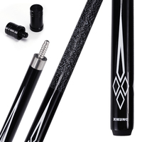 Queue de billard de haute qualité avec logo personnalisé, 11,5 mm pour le snooker et 12,5 mm pour le pool, en fibre de carbone faite à la main avec poignée, vente en gros d'usine