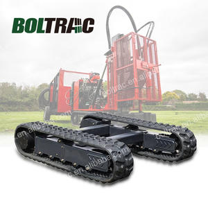 Gruppo Sottocarro con Cingoli in Acciaio e Gomma per Mini Dumper e Frantumatore Mobile da 3/5/6/8/10/12 Tonnellate con Motore Idraulico - Product Image 2