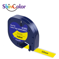 ShinColor 12mm X4m Pita Label PET Kompatibel dengan Printer /HP/ Garansi 24 Bulan Mudah Dikelupas (Tersedia)