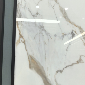 Phật sơn bằng đá cẩm thạch trắng sứ ngói 600x1200 mét bóng đánh bóng cho sàn căn hộ tường gạch - Product Image 3