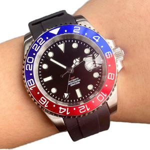 Reloj Mecánico de Buceo Unisex de Acero Inoxidable Personalizado de Bajo Costo, Resistente al Agua, con Esfera de Agujas y Luz Nocturna para Ocasiones de Negocios - Product Image 1