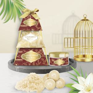 OEM Personnalisé en Gros : Coffret de Bain Actif Classique Anti-rides pour Femmes et Hommes, comprenant Bombe de Bain, Sel de Bain et Beurre Corporel - Product Image 4