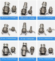 Raccord rapide Camlock en acier inoxydable SS316 de 2 pouces, types A, B, C, D, E, F, DC, DP, pour camions-citernes et pipelines