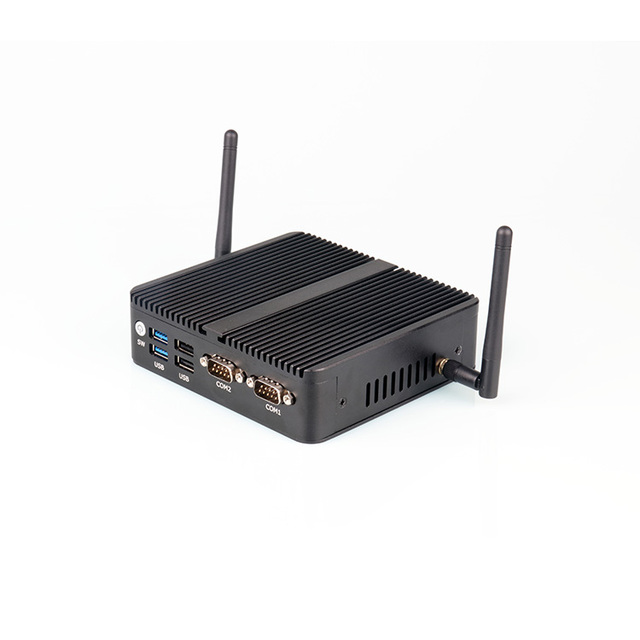 Industrial PC Intel N95 12th Gen 2 LAN 2 COM Port RS232 HDMI DP 4K UHD Display Mini Computer PC for Automation