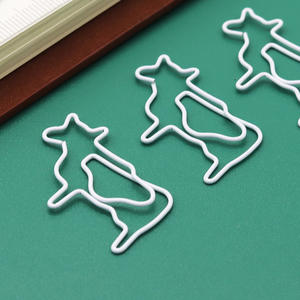 <span class=keywords><strong>Ferme</strong></span> Animal vache trombones décoratifs bovins laitiers dessin animé métal mignon trombone signet broche - Product Image 2