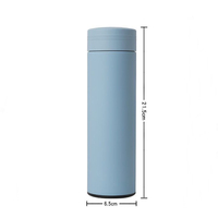 Nouveauté : Tasse Thermos Intelligente 500ML en Acier Inoxydable 304 avec Affichage LED, Isolation Sous Vide Double Paroi – Idéale pour Cadeaux d'Affaires