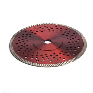 Disco de diamante de alta calidad OEM, hoja de sierra de corte Turbo fina de malla de 115/125/180/230mm para disco de corte de azulejos de porcelana