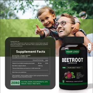 Suplemento de Extracto de Remolacha de Marca Privada OEM/ODM, Venta al por Mayor al Mejor Precio, Cápsulas de Remolacha Orgánica al 99% para Energía en Adultos - Product Image 6