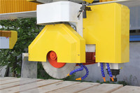 Scie à pont CNC grand format Mingke 3220 pour la découpe de pierre, épaisseur de coupe 300 mm, 380 V, facile à utiliser pour les dalles de granit et de marbre