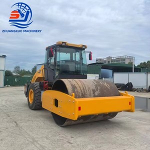 Rodillo Neumático Hidráulico Usado XS223J de 22 Toneladas con Motor Diésel, de China, en Estado Nuevo con Bomba Incluida, Disponible para la Venta - Product Image 1