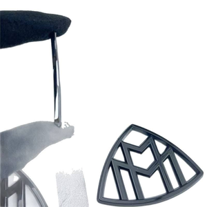 Pour <span class=keywords><strong>Mercedes</strong></span>-Benz Nouveau Maybach Emblème Classe S Badge arrière GLS480 Badge arrière Pilier C Badge latéral V260 Logo noir modifié Carrosserie - Product Image 5