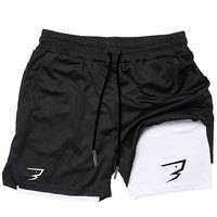   Shorts de course 2-en-1 pour hommes 5.0 – Idéal pour l'entraînement, la gym, le fitness, le jogging, la plage et les sports d'été
