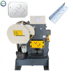 Máquina hidráulica de perforación y cizallamiento de Metal, perforadora y cizalladora de acero y hierro