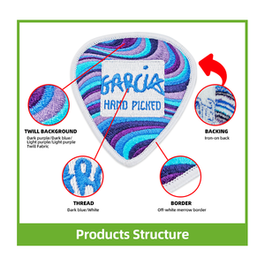 Logotipo personalizado Puff brillan en la oscuridad sombrero de <span class=keywords><strong>arpillera</strong></span> famoso diseñador bolsillo luminoso pantalla impresión hierro en parches - Product Image 5