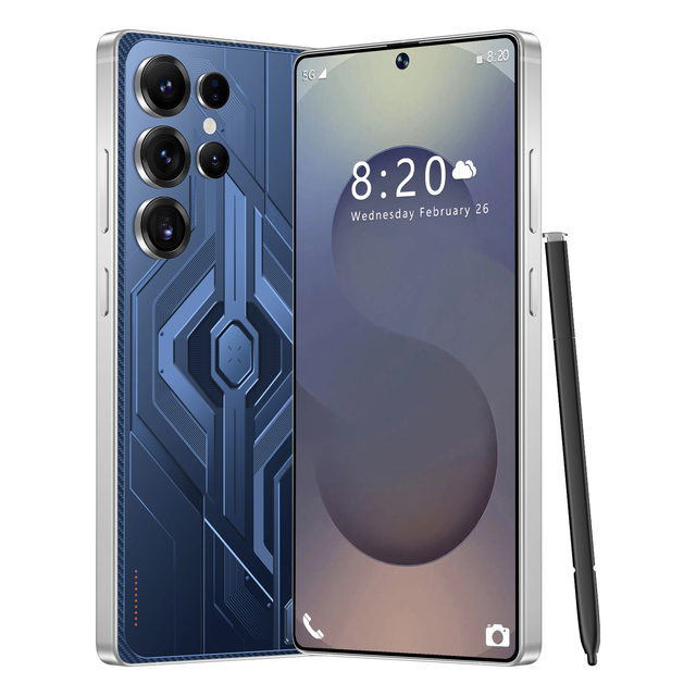 best seller S26 Ultra 5G Smartphone with Android 14 7.3 Inch HD Display 108MP Camera Supports Hundreds of Languages