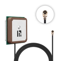 Antenne GPS/GNSS externe active double bande avec interface plaquée or, suivi haute performance, navigation 28dBi GLONASS
