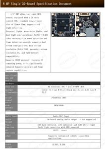 Module de caméra IP mini 4K 32x32mm 8MP DIY Audio RTSP H.264 H.265 Haute fréquence d'images CCTV Niveau Starlight Module de caméra IP 4K 8MP - Product Image 3