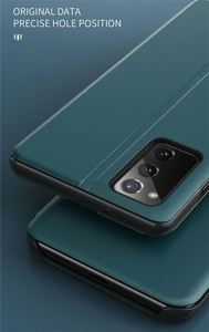 Ốp Gập Da Từ Tính Dạng Cửa Sổ Thông Minh, Ốp Điện Thoại Dạng Gập Dành Cho <span class=keywords><strong>Samsung</strong></span> Galaxy S22 S21 S20 S10 FE PLUS Ultra NOTE10 NOTE20 S8 <span class=keywords><strong>S7</strong></span> NOTE8 - Product Image 6