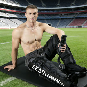 2025 Penjualan Langsung Pabrik Alat Pijat Kaki Gelombang Udara Isi Ulang 6 Kantung Udara 12 Mode Layar LCD Pemulihan - Product Image 1