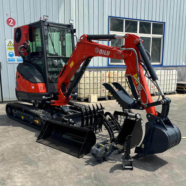 Mini Excavator 3.5 Ton with Kubota Engine - Free Shipping