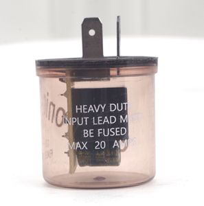 Nuevos Relés <span class=keywords><strong>Intermitentes</strong></span> Redondos de 12V para Automóviles, Relé Intermitente Electrónico de 2 Pines para Luz de Señal de Giro <span class=keywords><strong>LED</strong></span> - Product Image 3