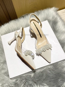 Sandales Baotou transparentes pour femme, style été, élégantes, à talons fins et bout ouvert - Product Image 4