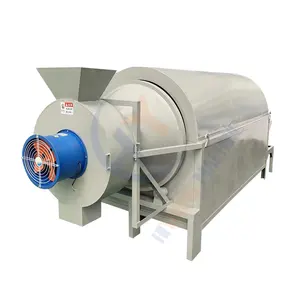 OCEAN Industrial Rotary Drum piccolo seme di sesamo Wash e secchio di torba di legno secco Brewer Grain Vinasse Dryer Machine