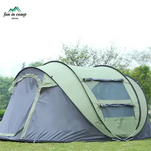 Automatic Luxury Family Outdoor Folding Rainproof Sunshade Camping Fishing Beach Picnic Pop Up Tent