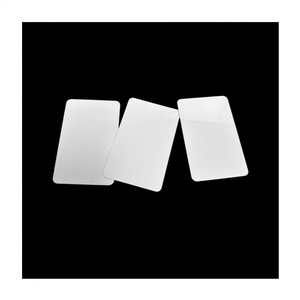 Porte-cartes en aluminium pour sublimation DIY, vierges, double face, blanc brillant/mat, 2,5"x3,5" - Product Image 3