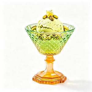 Verre à pied en bambou gaufré diamant, coupe à martini simple cannelée, pour glace, pouding, fruits et coupes glacées - Product Image 1