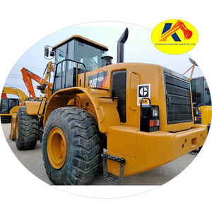 รถตักล้อยางแคตเตอร์พิลลาร์สำหรับงานหนักในฟาร์มและก่อสร้าง รุ่น CAT 966H รถตักหน้า 6 ตัน เครื่องยนต์ดีนิสัน ระบบไฮดรอลิก สีเหลือง - Product Image 1