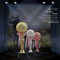 Ballon d'or MVP de basketball et de football de haute qualité pour les trophées de jeu, récompense sportive créative personnalisée