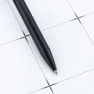 Wholesale 1.0Mm Custom Logo Business Black Metal Smooth Writing Hotel Conference Gift Twist-Action Ballpoint <b>Pen</b> - Product Image 3