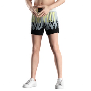 Shorts de Lucha MMA BJJ con Corte Alto, Ligeros, de Secado Rápido, Diseño sin Límites para un Rendimiento Explosivo - Product Image 3