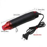 220 bricolage pistolet à Air chaud téléphone portable outil de réparation sèche-linge Support de soudage siège rétractable en plastique pistolet à Air plat prise ronde