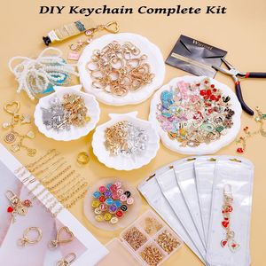 <span class=keywords><strong>Kit</strong></span> de fabrication de porte-clés de 544 pièces avec breloques et pendentifs en alliage électro-plaqué, fournitures de bricolage <span class=keywords><strong>pour</strong></span> la création de bijoux <span class=keywords><strong>pour</strong></span> adolescents et adultes - Product Image 4