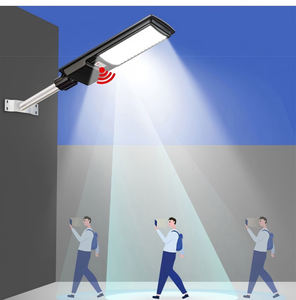 태양 가로등 야외 태양 램프 120W 모두 하나의 통합 태양 전지 패널 Led 가로등 야외 모션 센서 - Product Image 5