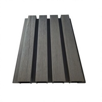 Échantillon gratuit de panneaux de revêtement mural en bois composite WPC certifiés CE, panneaux imperméables pour la décoration murale extérieure