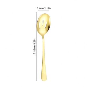 Wholesale Gold Wedding Serving Set Stainless Steel Service Cutlery Set for Restaurant Party - Product Image 5