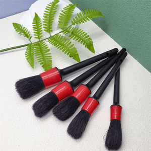 Maestra dettaglio fabbrica di cinghiale naturale pulitore per auto pennelli forniture per pulizia interni attrezzature dettaglio prodotti - Product Image 5