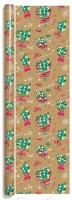 Ensemble de papier d'emballage artistique recyclable de Noël, papier d'emballage cadeau à motif de camion rouge avec inscription manuscrite Joyeux Noël, sacs cadeaux, étiquettes, 80 g/m²