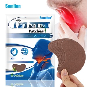 New Trending 6PCS Sore Throat Patch <strong>Pharyngitis</strong> Tonsillitis Care Ointment Cough Cold Care Pain Relief Herbal Plaster - Product Image 1