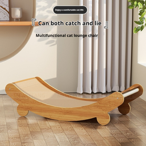 Giường cào móng mèo Joysing cỡ lớn, hiện đại, làm từ sợi sisal bền chắc, chất lượng cao, không rụng lông, kiểu ghế thư giãn, dùng được quanh năm - Product Image 5