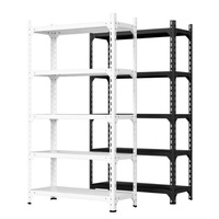 Étagère d'angle en acier pour entrepôt, unité de rangement légère pour la maison, support d'étagère de cabinet