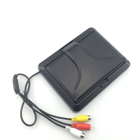 5 pouces petit numérique pliable TFT LCD véhicule tableau de bord écran d'affichage sauvegarde pli moniteur pour caméra de recul USB 1 an