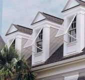 Volets anti-ouragan en aluminium TOMA pour l'extérieur, style fixe, pare-soleil Bahama, fenêtres de toit, persiennes en acier inoxydable, type rideau pour l'intérieur