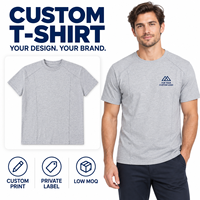 T-shirt en coton pour homme, col rond, manches courtes, couleur unie, respirant, été, vente en gros OEM, haute qualité