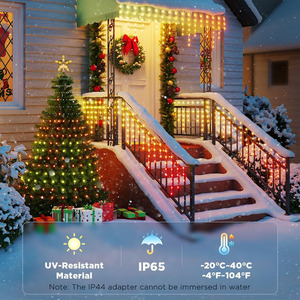 Christmas APP RC DIY Tree <b>Lights</b> RGBIC 400LED Smart Music String <b>Lights</b> Decor Addressable <b>Xmas</b> <b>Lights</b> for Indoor <b>Outdoor</b> - Product Image 4